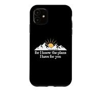 for I Know The Plans I Have for You Bible Jeremiah 29:11 God Coque pour iPhone 11