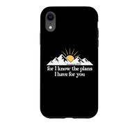 for I Know The Plans I Have for You Bible Jeremiah 29:11 God Coque pour iPhone XR