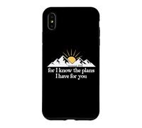for I Know The Plans I Have for You Bible Jeremiah 29:11 God Coque pour iPhone XS Max