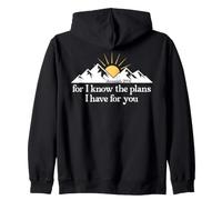for I Know The Plans I Have for You Bible Jeremiah 29:11 God Sweat à Capuche