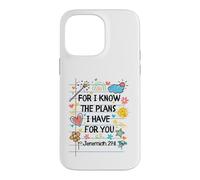 for I Know The Plans I Have for You Christian Back to School Coque pour iPhone 14 Pro Max