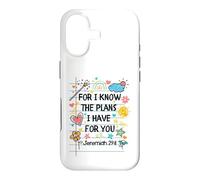 for I Know The Plans I Have for You Christian Back to School Coque pour iPhone 17