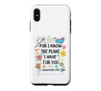for I Know The Plans I Have for You Christian Back to School Coque pour iPhone XS Max
