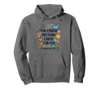 for I Know The Plans I Have for You Christian Back to School Sweat à Capuche