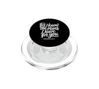 for I Know The Plans I Have for You PopSockets PopGrip pour MagSafe
