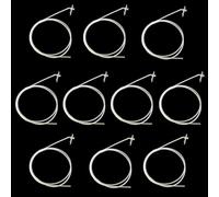 For Ideal - Lot de 10 tubes d'extension de buse de pulvérisation réglables en mousse - Tuyau de rechange à portée étendue pour bombe aérosol d'isolation domestique - Bricolage professionnel (2 m)