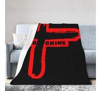 for Indochine-Pop Rock Band Couverture Polaire Flanelle Ultra Douce Multi-Tailles - Plaid Chaud Musique Rock - Couverture Canapé Lit Fans de Groupe Cadeau Décoration Maison 60"x50"