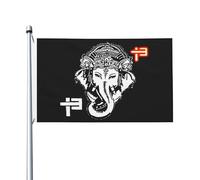 For Indochine-Pop Rock Band Drapeau Double Face 3x5FT - Fan de Groupe Rock Français - Bannière Décorative Chambre, Concert, Festival, Mur, Extérieur