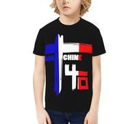 for Indochine-Pop Rock Band T-Shirt Adolescent Manche Courte - Tee-Shirt Rock Groupe Français - Haut Musique Concert Fans - Mode Décontractée Été X-Small