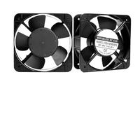 For Industrial: Powerful 150mm Dual Ball Bearing Cooling Fan 150x150x50mm DC 12V 24V 48V Metal Frame Axial Fan(12V Dual Ball)
