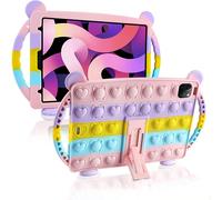 For Ipad Air 4th Gen Case 10.9 with Kickstand Handle Ipad Pro 11 Cases 3rd 2nd Gen (2021/2020/2018) Fidget Pop Toys Push It Heart Bubble?protective Co