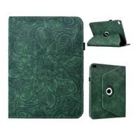 For iPad air/air2 9.7 2017/2018 9.7 Inch 6th/5th Generation 2018 2017 Case Slim PU Leather Stand Folding Folio Cover 360 Degree Rotating Stand Leather Cover Protective Shell and Pocket(Ye?il)