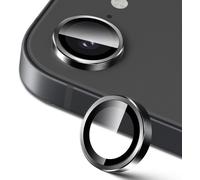 For Iphone 16e Camera Protection, 9h Individual Lens Screen Protectors, Metal Ring + Tempered Glass, Hd Anti-Scratch Protector Film ¿ Black