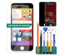 For iPhone SE (2022) LCD Screen For iPhone SE3 Screen Replacement For iPhone SE (3rd generation) Touch Digitizer A2783 Repair Kits (Without Frame) (Black)