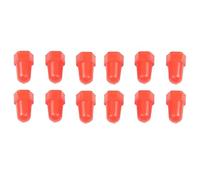 for Jaguar for F-Type 2013-2024 Front Engine Compartment Shock Tower Hex Screw Protective Cover Abs Interior Accessories Autocollant Garniture(Rouge)