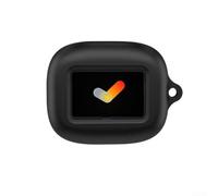 for jbl LIVE Buds4 Coque souple - Housse fine en silicone résistante aux chocs - Facile d'accès pour voyage Rouge 8 x 8 x 1 cm (noir)