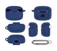 for jbl Tune Buds 2 Coque en silicone - pour une peau de protection douce de qualité supérieure - Couverture complète anti-rayures pour salle de sport et bureau, bleu (bleu)