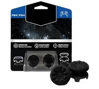 For Joysticks rehaussés pour manette PS4 et PS5, lot de 2, niveaux hauts et moyens, amélioration du confort et de la précision, embouts convexes noirs, accessoires gami