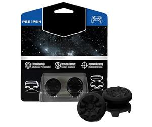 For Joysticks rehaussés pour manette PS4 et PS5, lot de 2, niveaux hauts et moyens, amélioration du confort et de la précision, embouts convexes noirs, accessoires gami