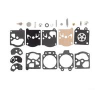 For K10 WAT Kit d'entretien de carburateur spécifique avec 24 membranes et joints de rechange pour tondeuse à gazon et tronçonneuse