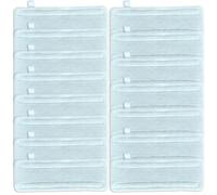 For Karcher for SC for easyfix Series Lot de 15 tampons de nettoyage en microfibre jetables pour balai vapeur 330 x 115 mm