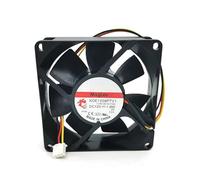 For KDE1208PTV1 80MM 12V 3-Wire Fan for Computer and Electronics - 80x80x25mm