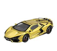for Lamborghini Revuelto 1:24 avec Peinture en aérosol en Alliage de Zinc Voiture en métal moulé sous Pression modèle de Jeu Son et lumière Voiture de Collection Jouet(Yellow)