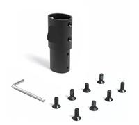 for Le rehaussement du Guidon en Alliage d'aluminium Mon-orim, Tube d'extension for Xiao-mi M365/Pro2/1S, pièce Indispensable for Les Personnes de Grande Taille(5cm-Black)
