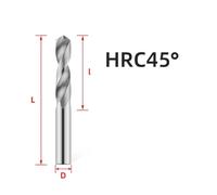 For le travail des métaux, outils de perçage de tour CNC 1.0-20.0mm | Forets en carbure forets en métal dur foret hélicoïdal en acier au tungstène(HRC45,1.4mm)