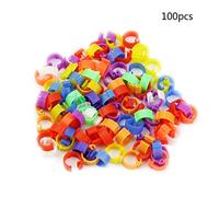 For Leg Rings 100Pcs Reconnaître Les Poussins De Perroquet Anti-perte Pour Pince De Pied De Colombe Pour Les Petites Volailles Entraînement Anti-perte S Anneaux De Pied D'oiseau Jouets D'anneau