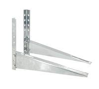 For les systèmes de pompe à chaleur climatiseurs mini-split sans conduit, support en acier galvanisé robuste(2P(355 * 447mm))