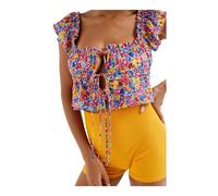 For Love & Lemons - Haut - Femme - Tops - Bleu - Taille: 40 FR