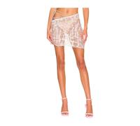For Love & Lemons - Minifalda Monique - Femme - Maillots de bain - Bleu - Taille: 40 FR