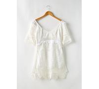 for love & lemons robes femme de couleur blanc