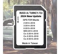 ( for Mazda 236 CX359 ¿ - 2025 plus récent pour Mazda 2/3/6/CX3/CX5/CX9/MX5 voiture Sat Navi 16GB GPS mise à jour cartes données nouvelle Version 2025 cartes carte SD de Navigation ue