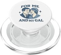 For Me and My Gal 1917 Motif chanson romantique en temps de guerre PopSockets PopGrip pour MagSafe