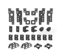 For Mellow CNC haute précision Mammoth-3D for support Voron 2.4 AWD for imprimante 3D DIY, moteur à arbre long, moteur Kraken(Black AWD Mount)