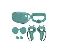 For Meta Silicone Host Protective Case 5-piece Set Non- And Anti-drop Vr Accessories,green