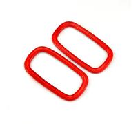 for Mini, Cooper Countryman F60 Accessoires Autocollant de Sortie d'air de Tableau de Bord, Style de Voiture F60, for Mini, Cooper F60 Moulages intérieurs(Rot)