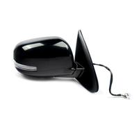 For Mitsubishi For Outlander 2014 2015 2016 2017 2018 2019 9 Pins Car Rearview Assembly Side Mirror Power Heated Turn Signal Coque De Rétroviseur(Noir,droite)