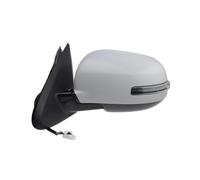 For Mitsubishi For Outlander 2014 2015 2016 2017 2018 2019 9 Pins Car Rearview Assembly Side Mirror Power Heated Turn Signal Coque De Rétroviseur(BLANC,La gauche)