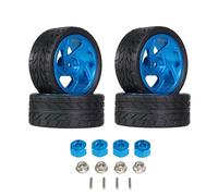 for MJX for Hyper go 1/14 14301 14302 14303 RC Voiture moyeu de Roue en métal pneus Mise à Niveau Pneu 12 mm Adaptateur écrou de Blocage Roue Broches hexagonales
