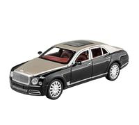 for modèle de Voiture moulé sous Pression Bentley Mulsanne 1:24, qualité de Collection, modèle réaliste avec Effets sonores et Lumineux.(Brown)