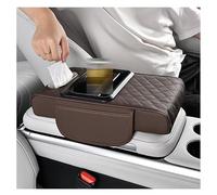 for Most Car Models Multifunctional PU Leather Car Armrest Box Mat - Universal Style Memory Cotton 5-in-1 Center Console Cover