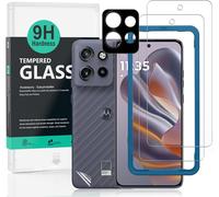 For Motorola Edge 50 Neo 5g Tempered Glass 6.36 Inches, 2 Pieces 9h Hardness Screen Protector, With 1 Piece Camera Protection, 1 Piece Back Film, Easy To Install