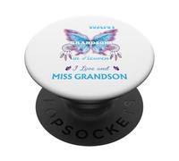 for My Petit-Fils in Heaven to Know How Much i Love Miss Him PopSockets PopGrip Adhésif