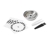 For Next Adaptateur de dosettes de café réutilisables pour expresso Convertit Vertuoline Dosettes rechargeables Accessoires rechargeables
