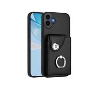 (For Nothing CMF Phone 1,Black)Organ Card Bag Ring Holder Phone Case