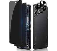 For Nothing Cmf Phone 2 Pro Anti-Spy Tempered Glass, 2+2 Pieces Anti-Spy Screen Protector + Camera Lens Protector Film (Black), 9h Bubble-Free Anti-Scratch Privacy Screen Protectors