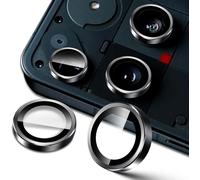 For Nothing Phone 3 Camera Protection, 9h Individual Lens Screen Protectors, Metal Ring + Tempered Glass, Hd Anti-Scratch Protector Film \ Black